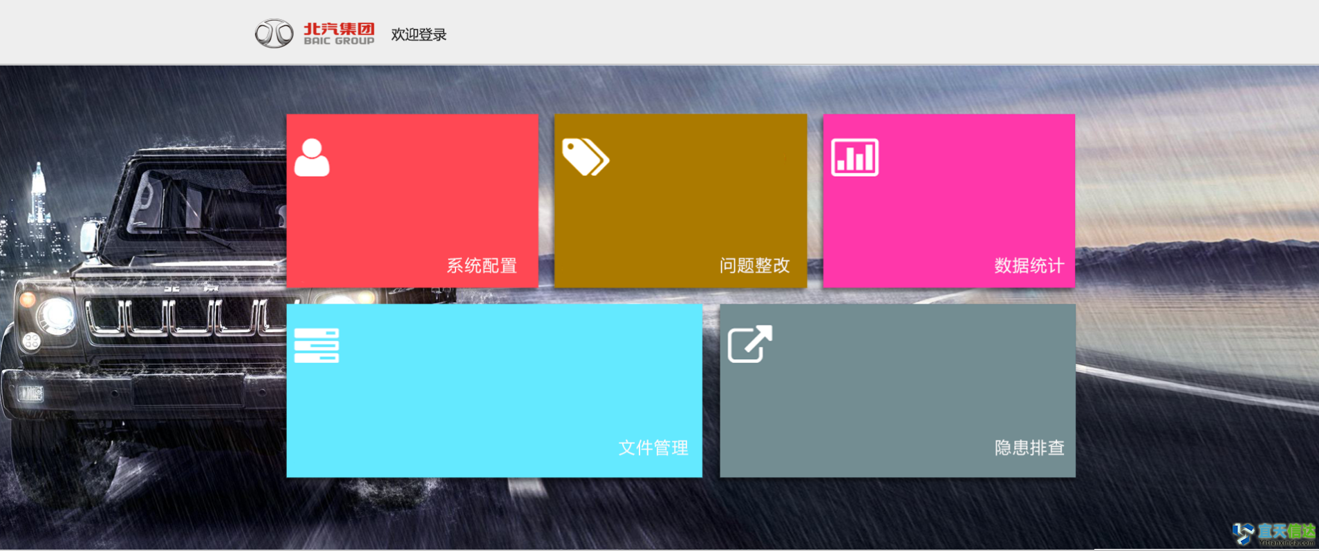 北(běi)汽集團安全隐患排查系統
